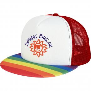 Imprinted Rainbow Trucker Caps