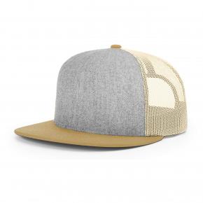 Flat 6 panels  trucker hat