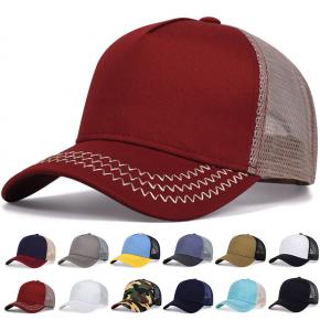 5 panels trucker mesh hat