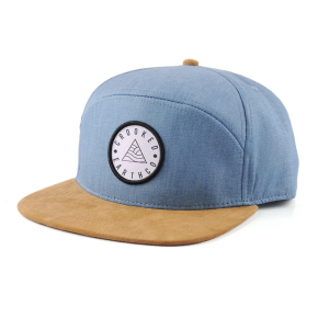 suede flat brim 6 panel denim snapback hats on sale