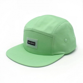 plain aungcrown design logo green 5 panels caps snapback hats - 副本