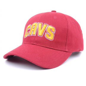 flat embroidery sports red baseball caps design logo