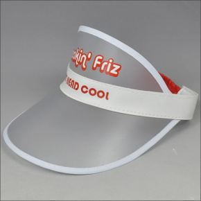 Printing leather transparent PVC sun visor