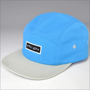 Flat bill 5 panels hat