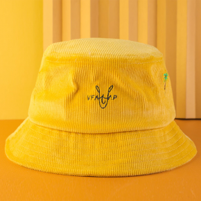 Custom Logo corduroy bucket hats made in China